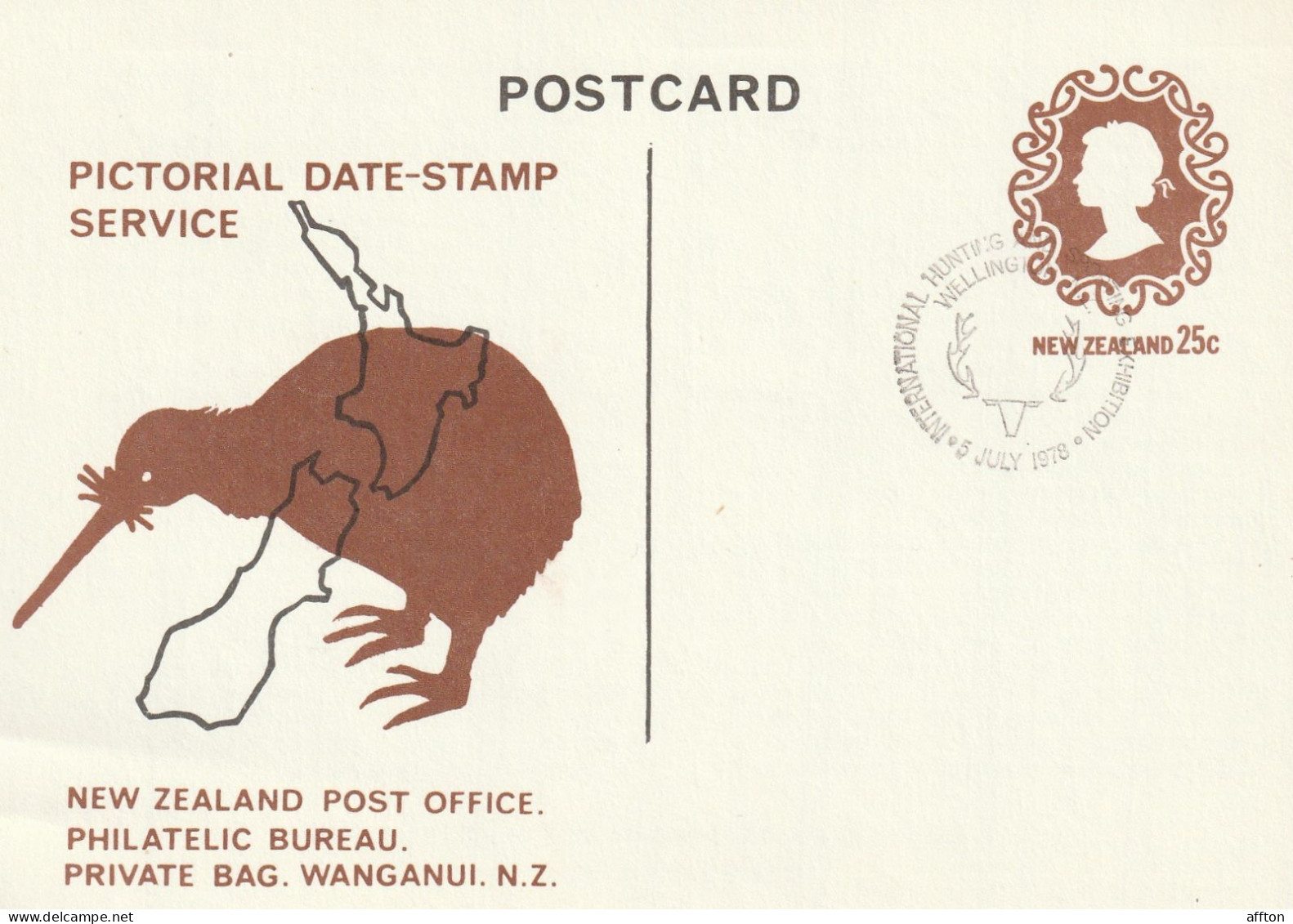 New Zealand Card Cancel - Postal Stationery