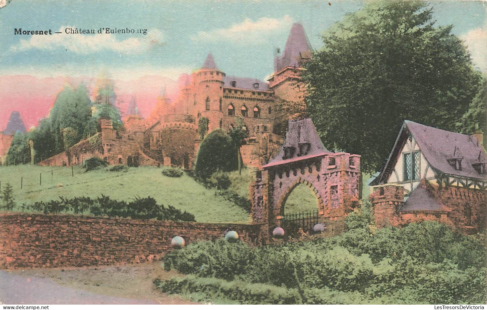 Belgique - Moresnet - Château D'Eulenbourg - Colorisé - Desaix - Vliex Frère Et Soeurs - Carte Postale Ancienne - Verviers