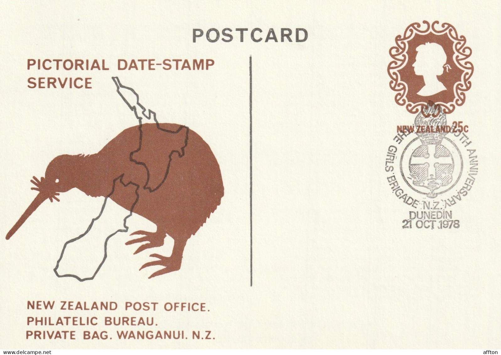 New Zealand Card Cancel - Entiers Postaux