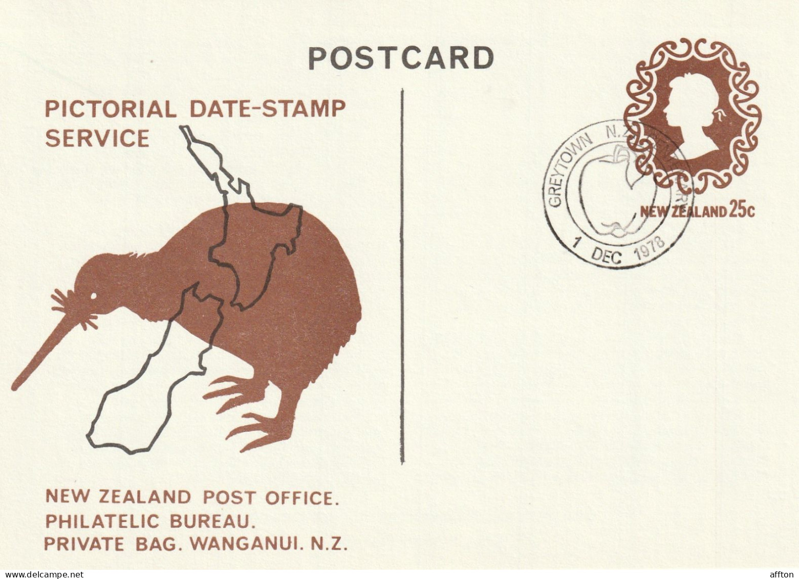 New Zealand Card Cancel - Postal Stationery