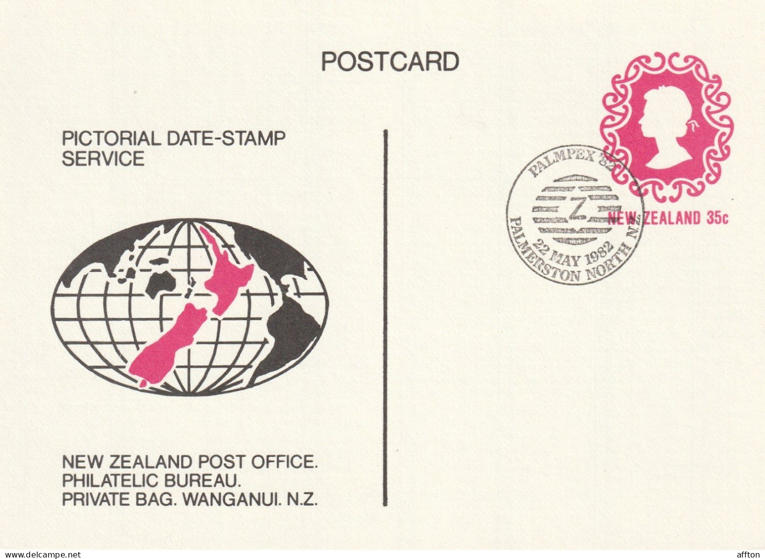 New Zealand Card Cancel - Entiers Postaux