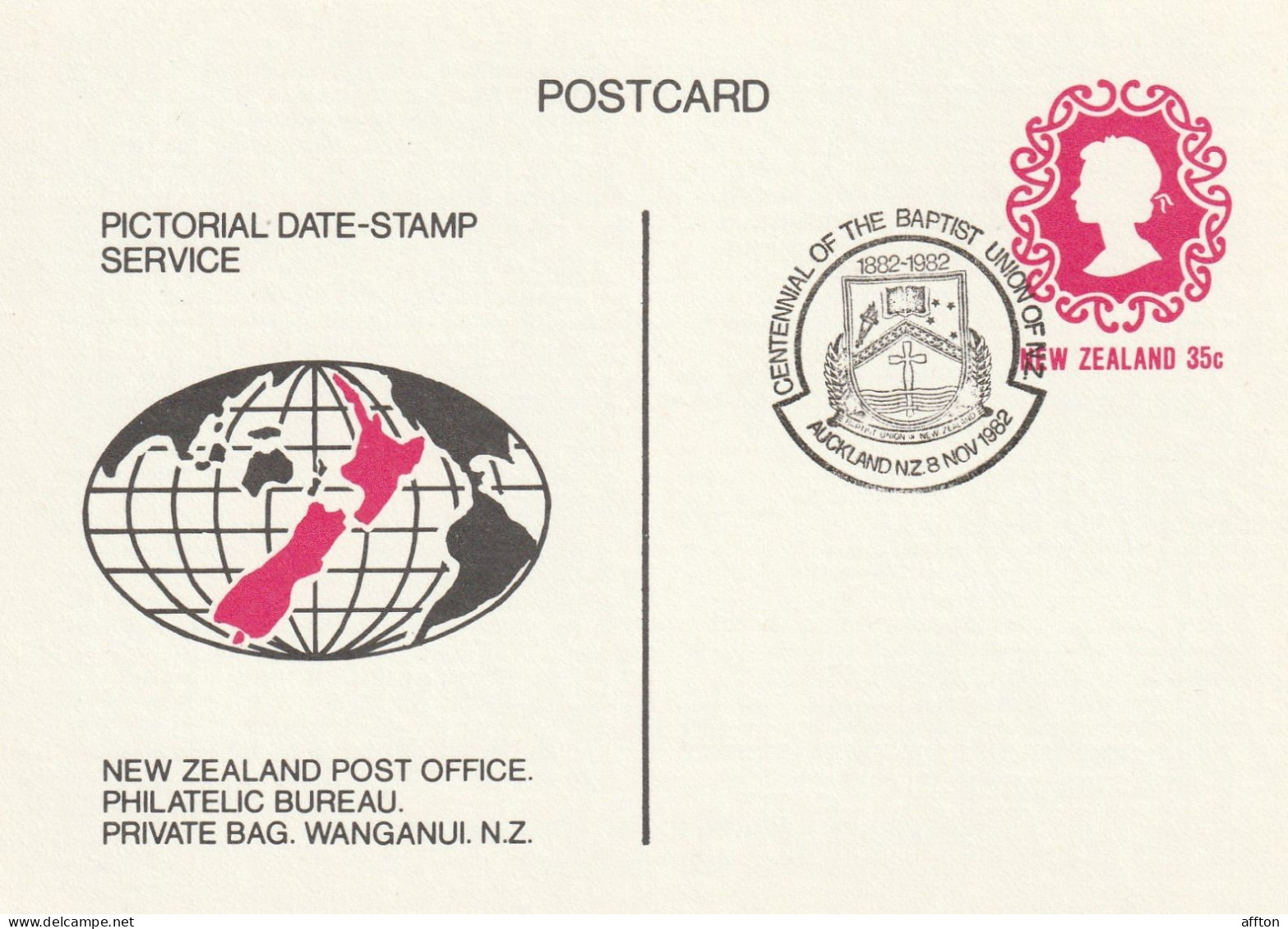 New Zealand Card Cancel - Postal Stationery