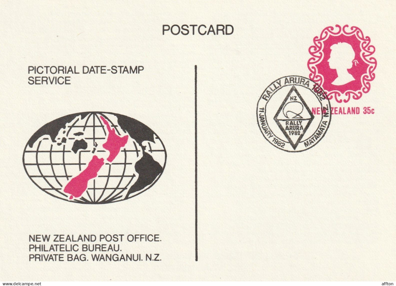 New Zealand Card Cancel - Postal Stationery