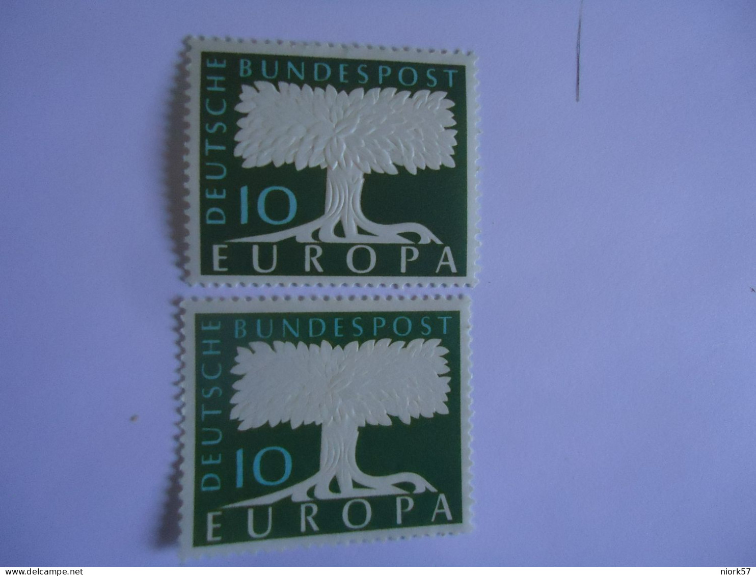 GERMANY  MNH  STAMPS   DIFFERENT     EUROPA 1957 - 1957