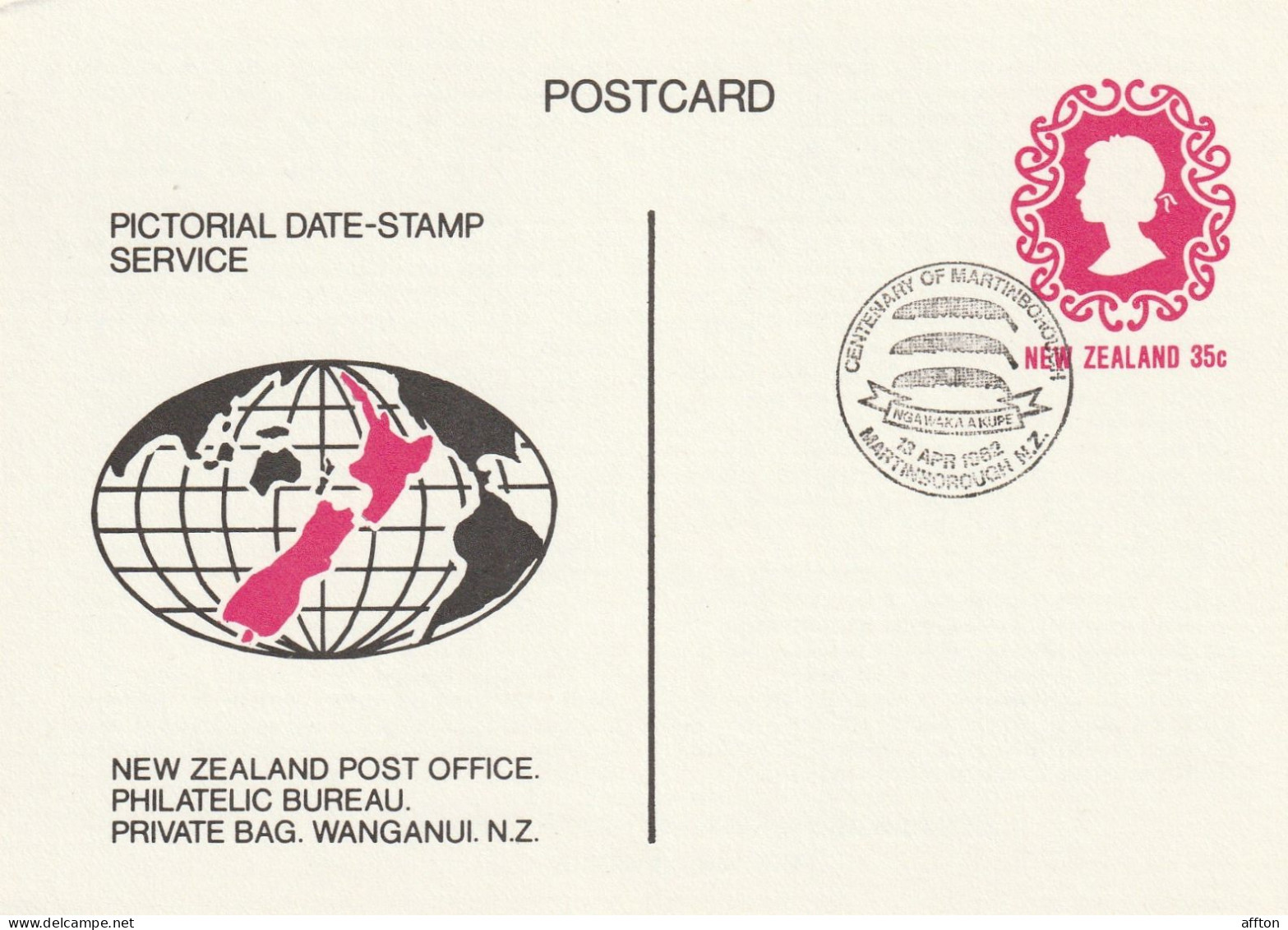 New Zealand Card Cancel - Entiers Postaux