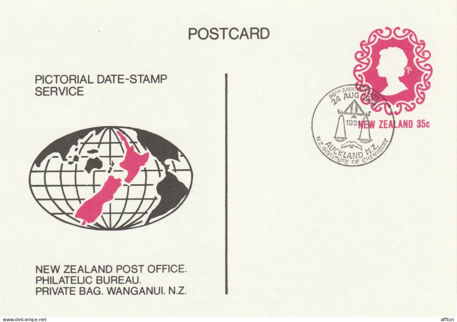 New Zealand Card Cancel - Postal Stationery