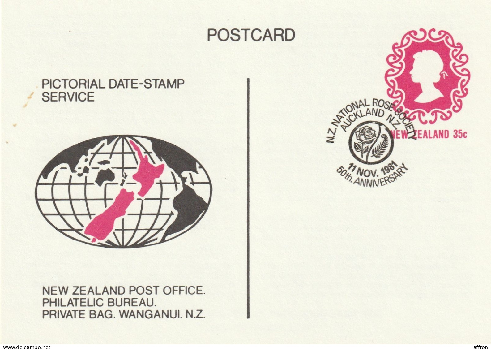 New Zealand Card Cancel - Entiers Postaux