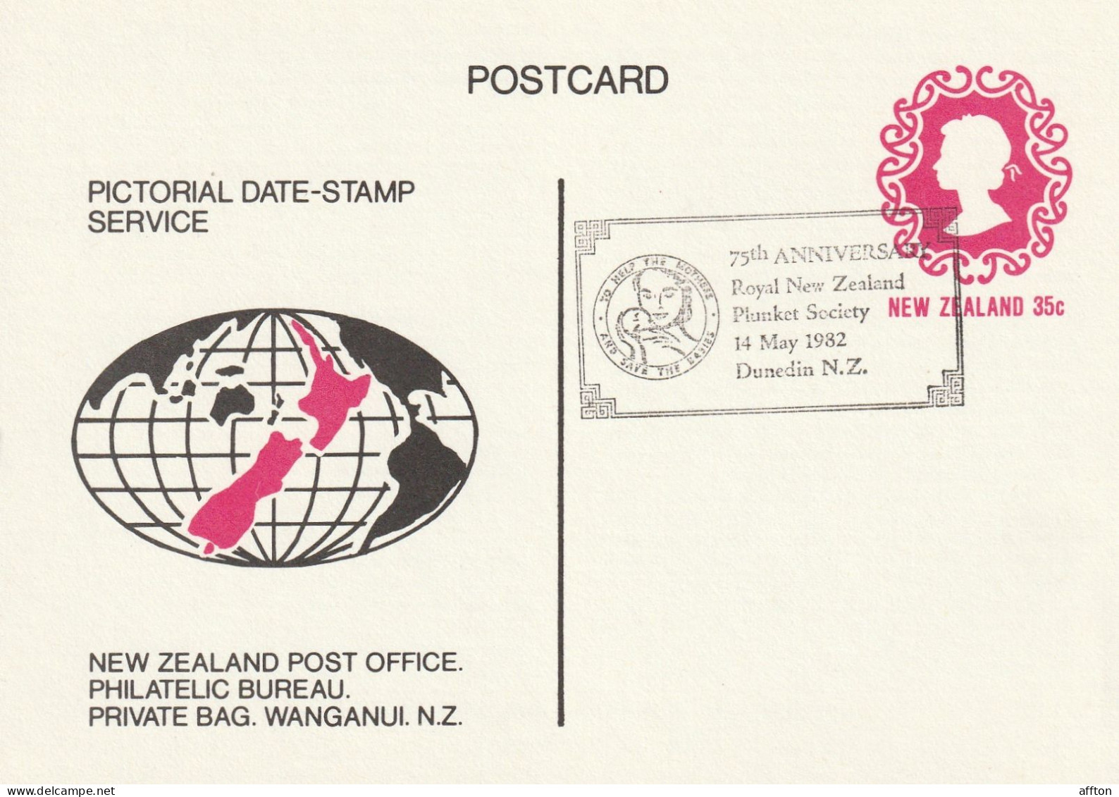 New Zealand Card Cancel - Interi Postali