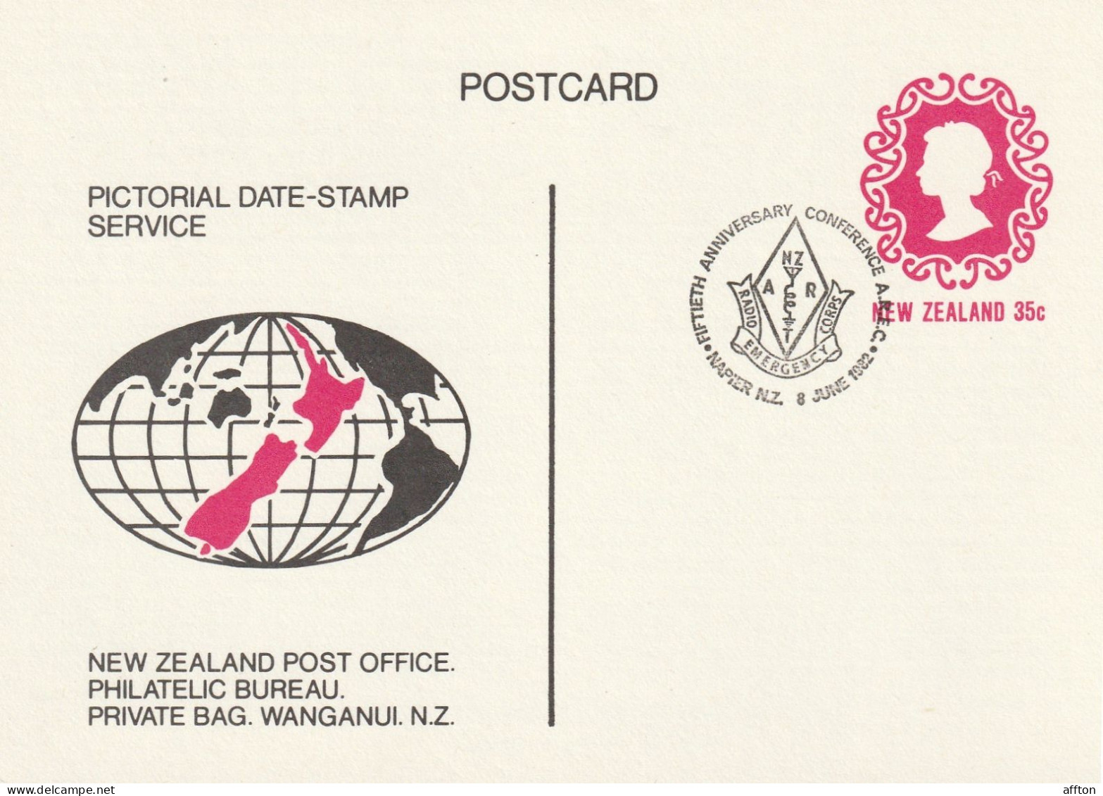 New Zealand Card Cancel - Postal Stationery