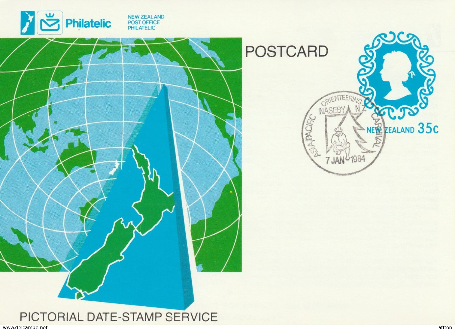 New Zealand Card Cancel - Postal Stationery