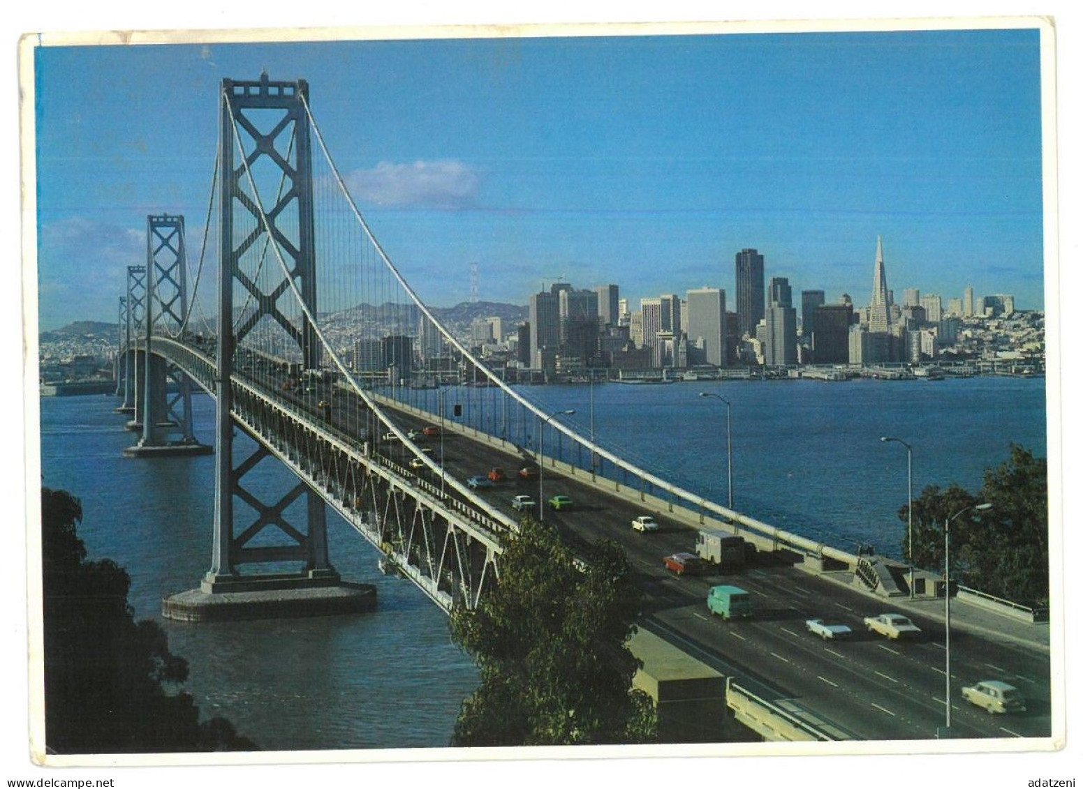 BR4145 U.S.A. San Francisco Oakland Bay Bridge Viaggiata 1983 Verso Roma - San Francisco