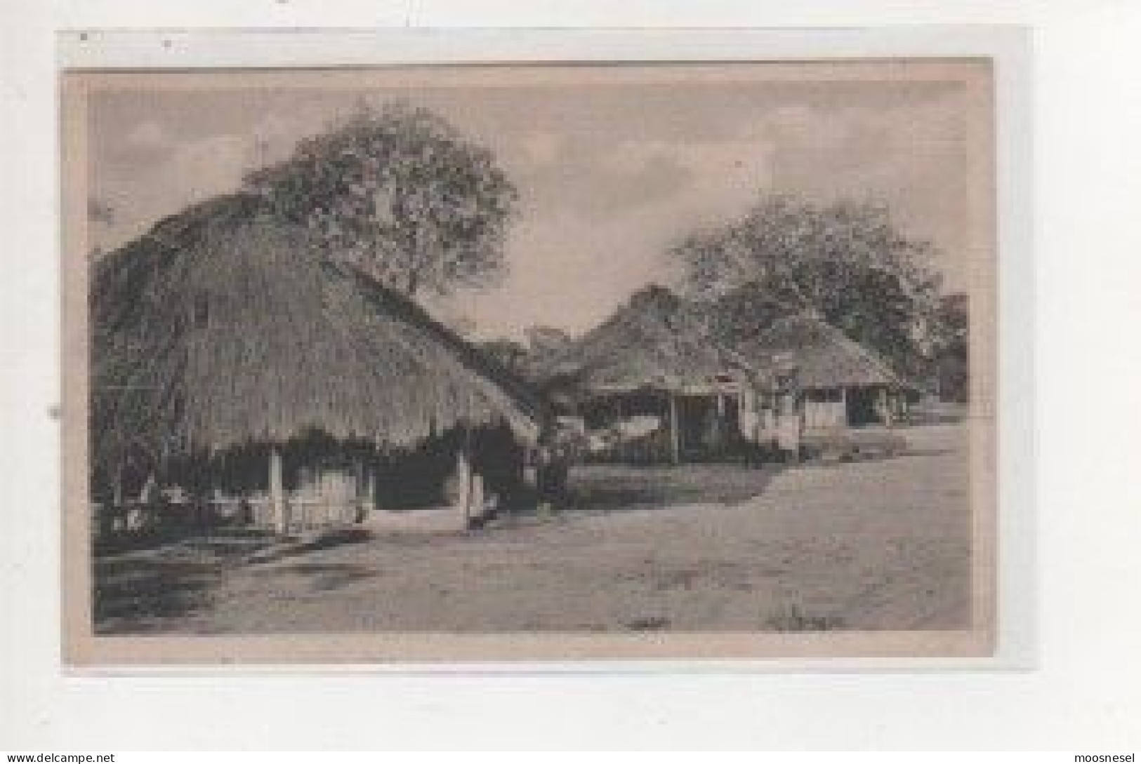 Antike Postkarte  MOSAMBIK NATIVES HUTS VON 1922 - Mozambique