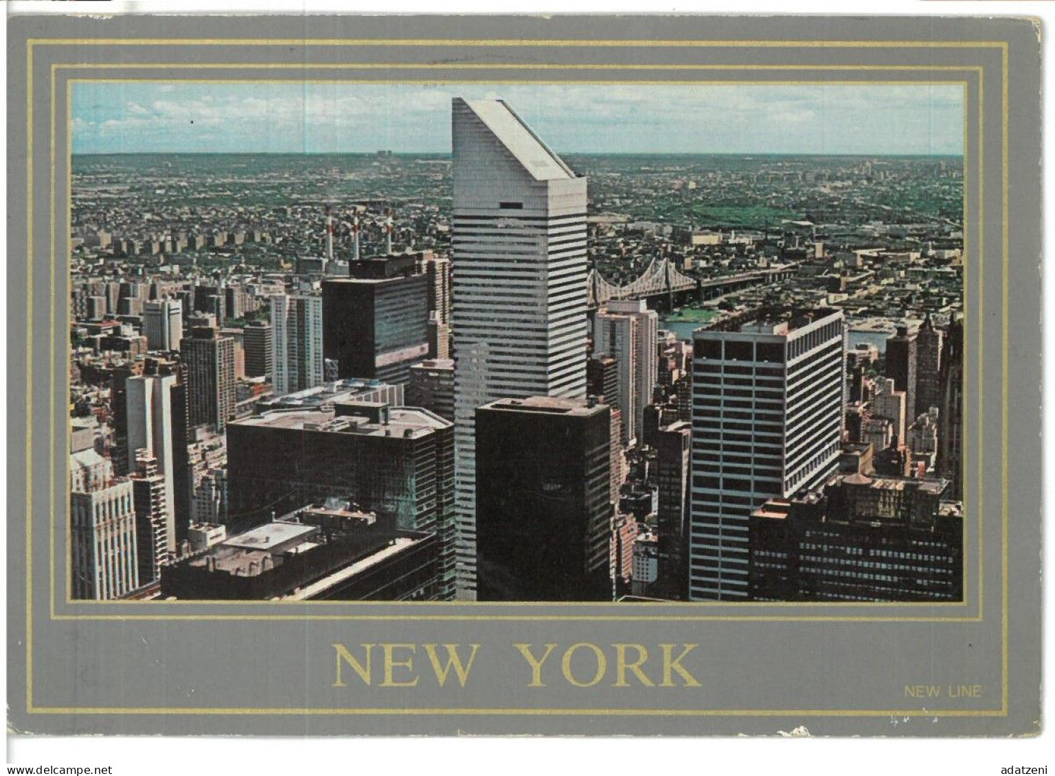 BR4152 U.S.A. New York City Viaggiata 1987 Verso Roma - Tarjetas Panorámicas