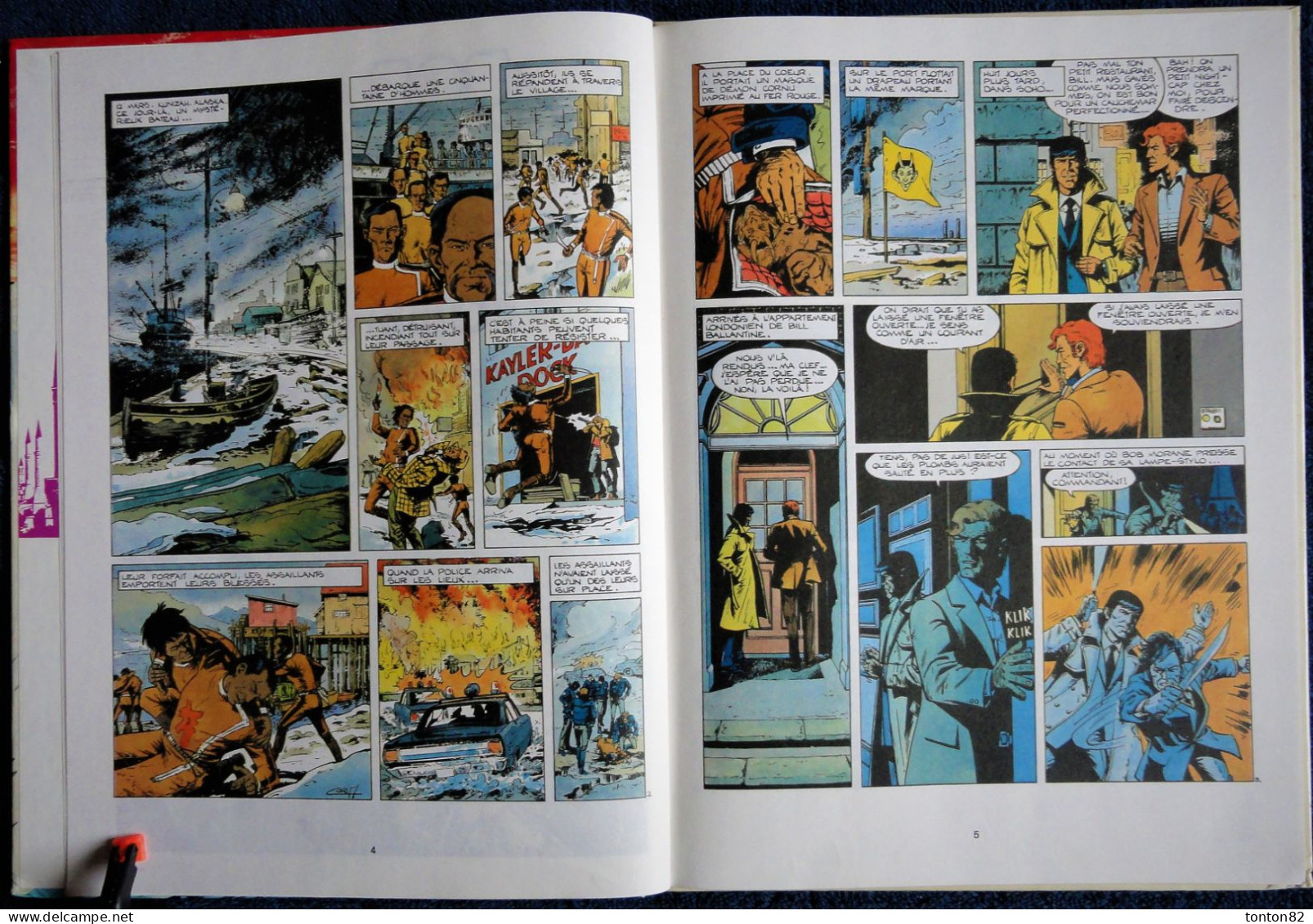 Vernes / Coria - BOB MORANE N° 3 - Les Guerriers De L' Ombre Jaune - Éditions Du Lombard - ( E.O. 1982 ) . - Bob Morane