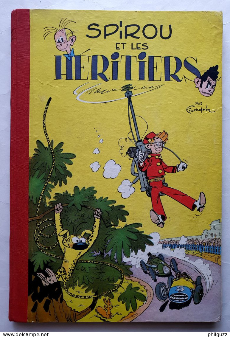 ALBUM BD SPIROU ET LES HERITIERS EO Belge 1952 Tome 4 FRANQUIN - Spirou Et Fantasio