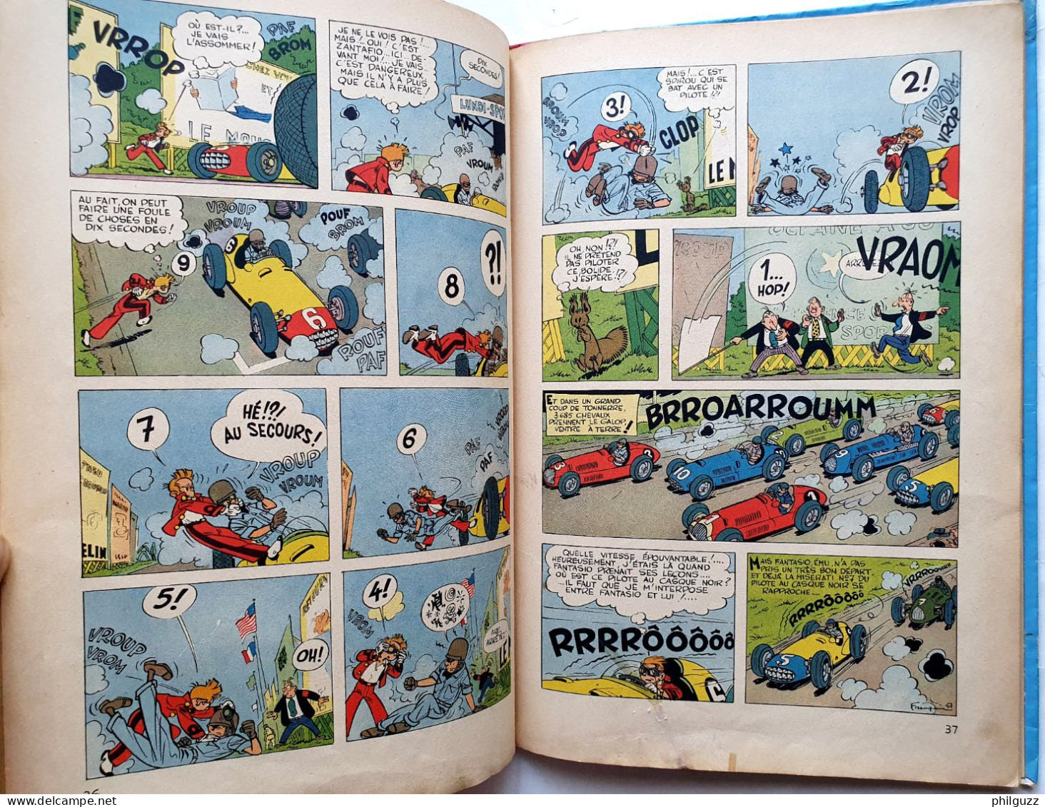 ALBUM BD SPIROU ET LES HERITIERS EO Belge 1952 tome 4 FRANQUIN