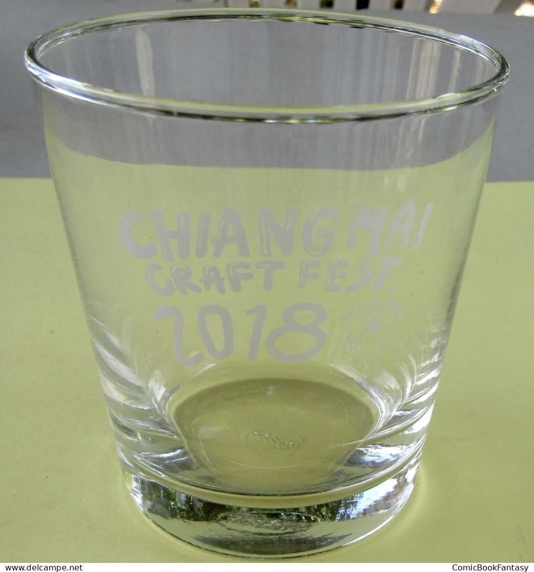 Chiang Mai Craft Beer Festival Glass 2018 - Limited Edition - Extremely Rare - Alkohol