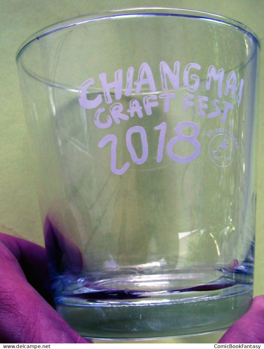 Chiang Mai Craft Beer Festival Glass 2018 - Limited Edition - Extremely Rare - Alcohols