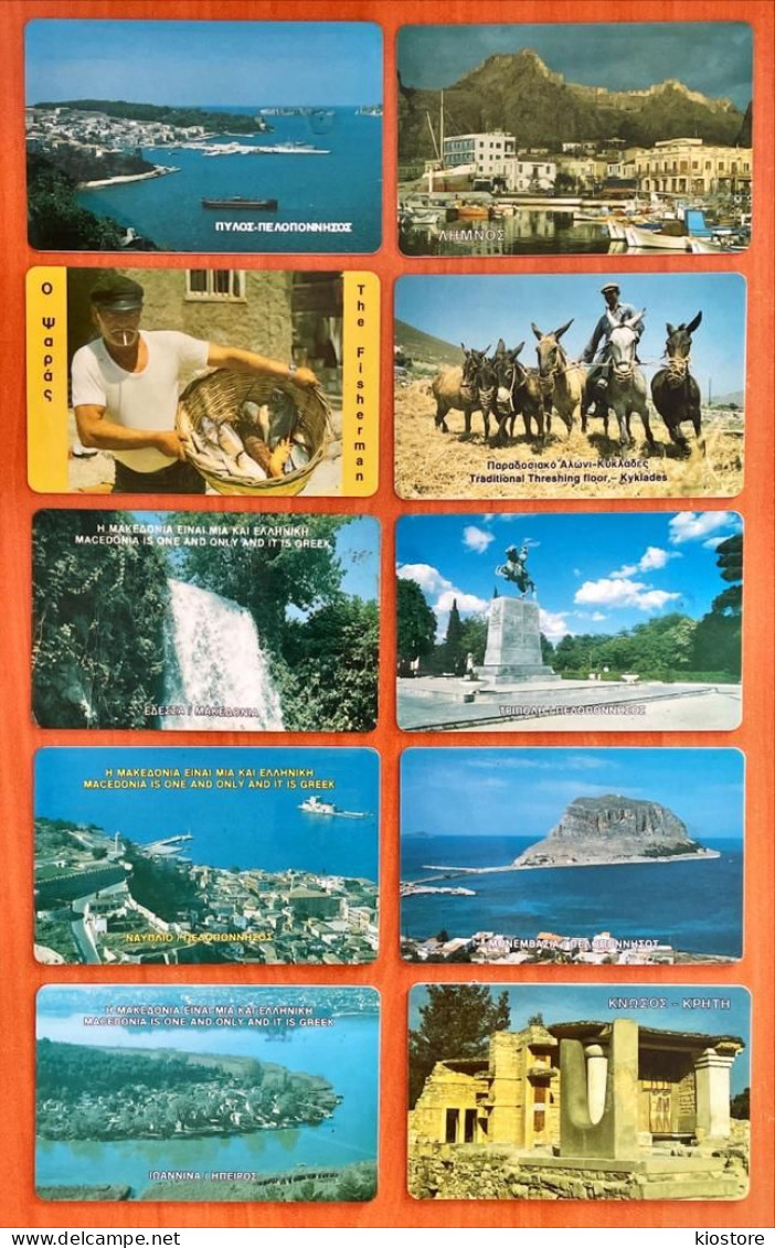 10 Different Phonecards Nature Theme - Landschaften