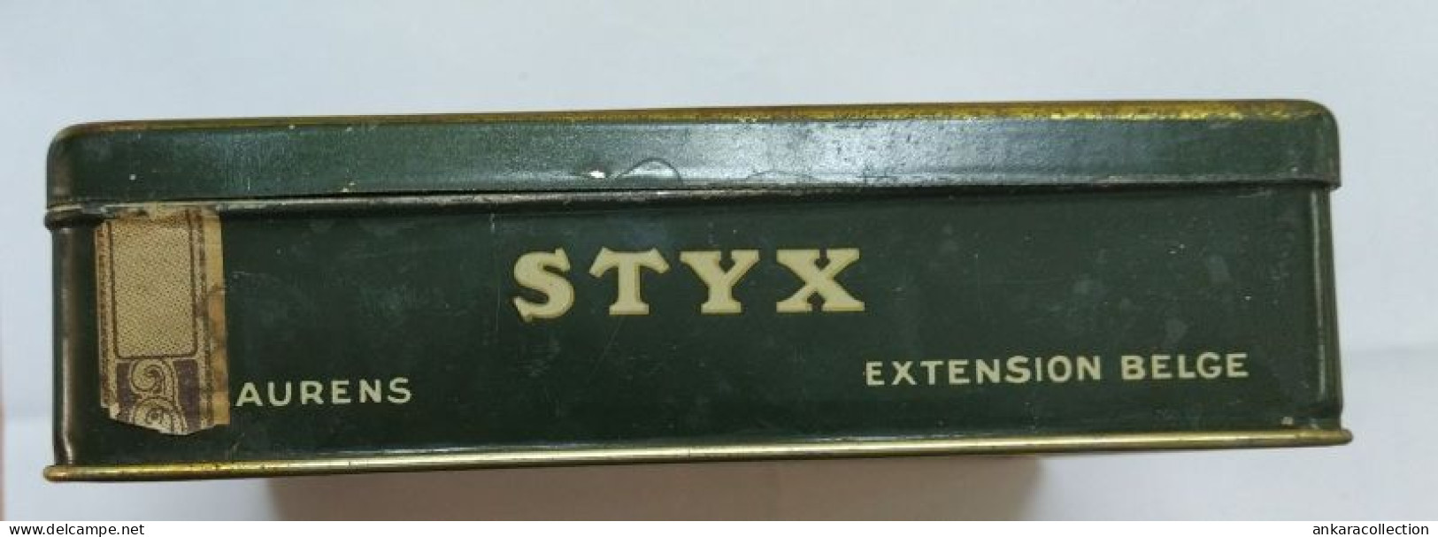 AC - STYX ED LAURENS LE KHEDIVE MANUFACTURE DE CIGARETTES EGYPTIENNES CIGARETTE - TOBACCO EMPTY VINTAGE TIN BOX - Empty Tobacco Boxes