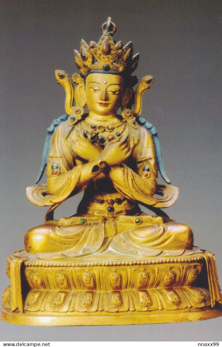 China - Copper Vajradhara State, Tibetan Buddhist Relic At Yonghe Lamasery, Beijing - Tibet