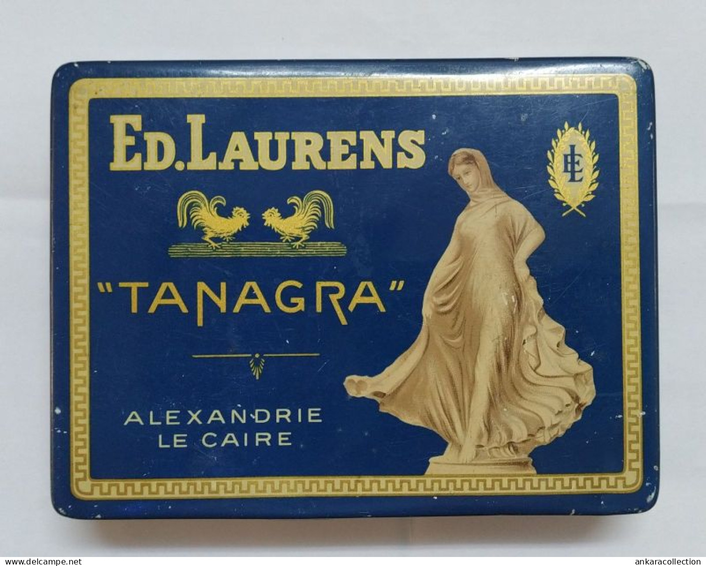 AC - TANAGRA ED LAURENS ALEXANDRIE LE CAIRE LE KHEDIVE MANUFACTURE DE CIGARETTES EGYPTIENNES CIGARETTE - TOBACCO EMPTY - Boites à Tabac Vides