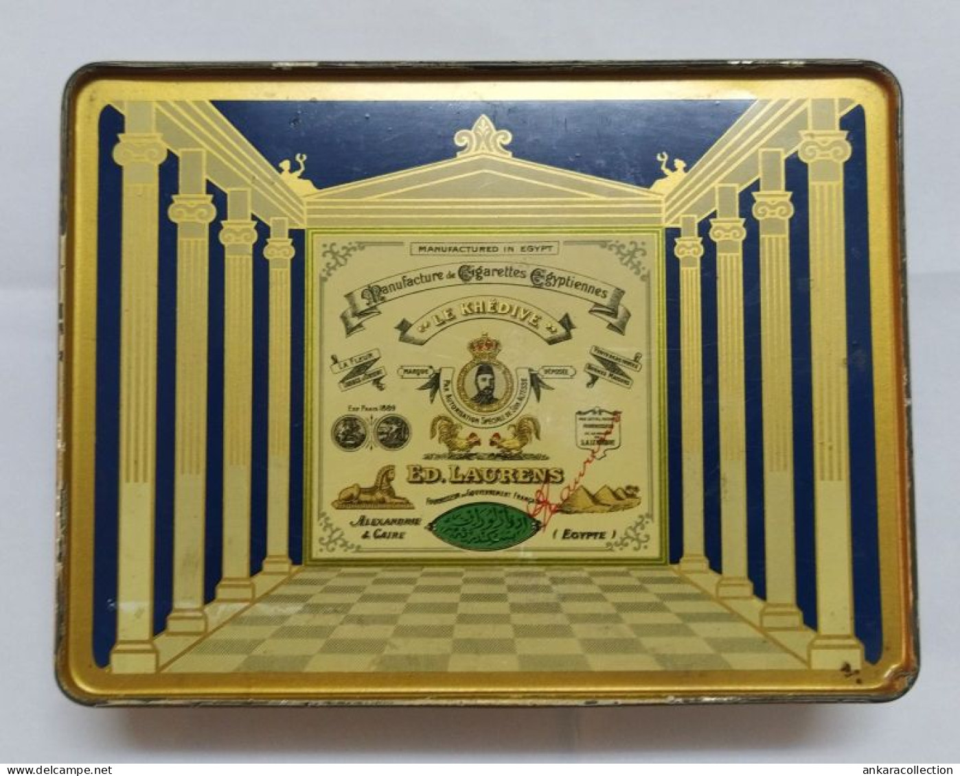 AC - TANAGRA ED LAURENS ALEXANDRIE LE CAIRE LE KHEDIVE MANUFACTURE DE CIGARETTES EGYPTIENNES CIGARETTE - TOBACCO EMPTY - Empty Tobacco Boxes