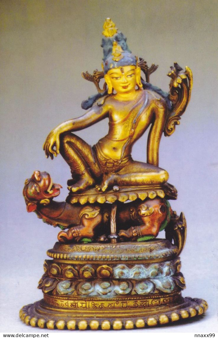 China - Copper State Of Simhanada-Avalokitesvara, Tibetan Buddhist Relic At Yonghe Lamasery, Beijing - Tíbet