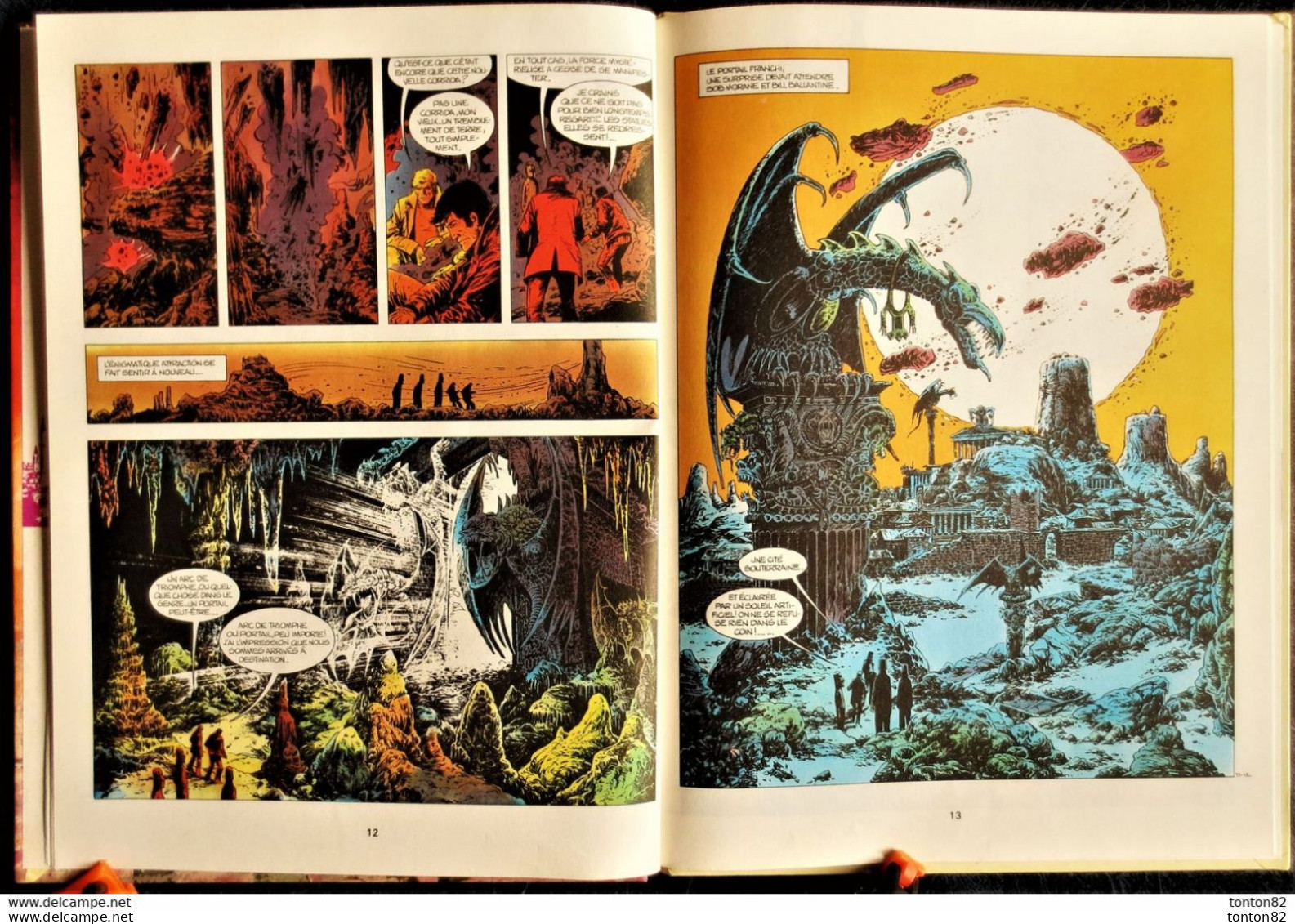 Vernes / Vance - BOB MORANE - Les Géants de MU - Dargaud - ( E.O. 1975 ) .