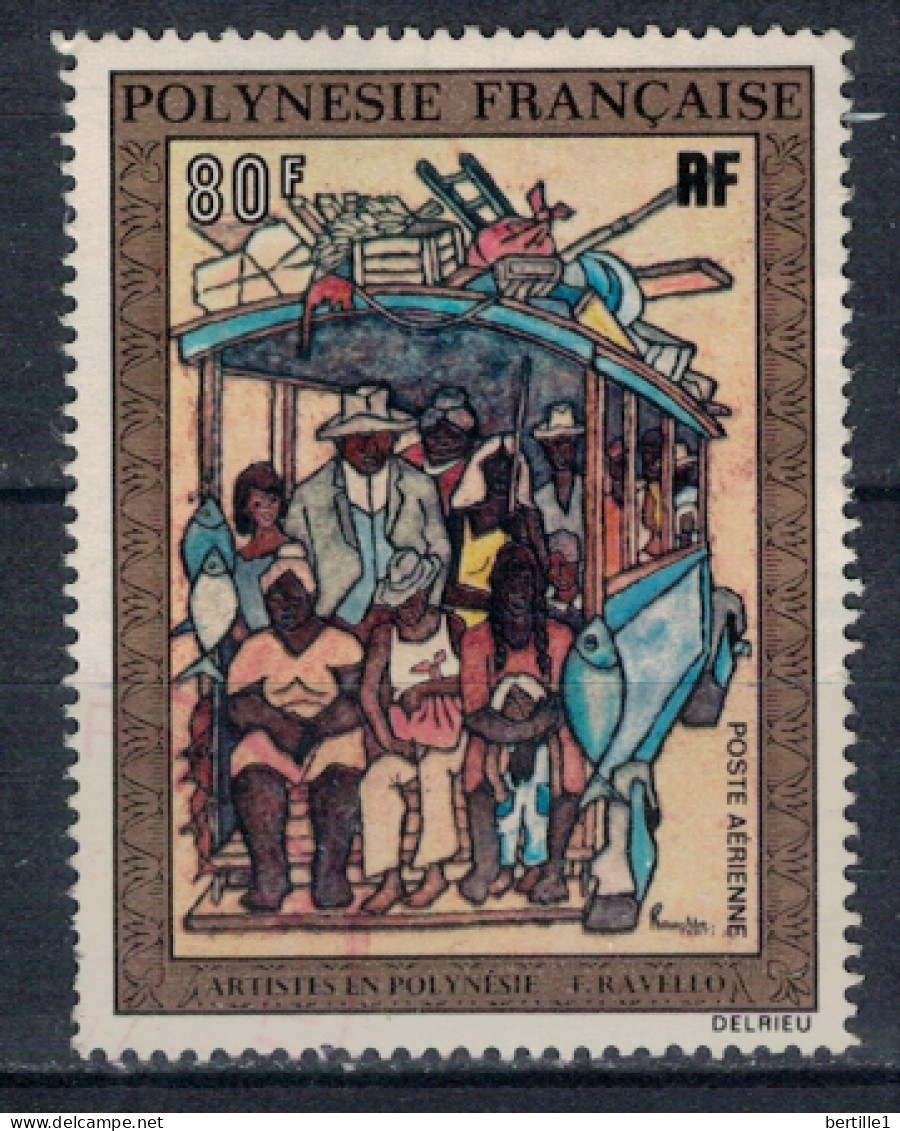 POLYNESIE FRANCAISE             N°  YVERT  PA 80  ( 6 ) OBLITERE    ( OB 11/ 31 ) - Used Stamps