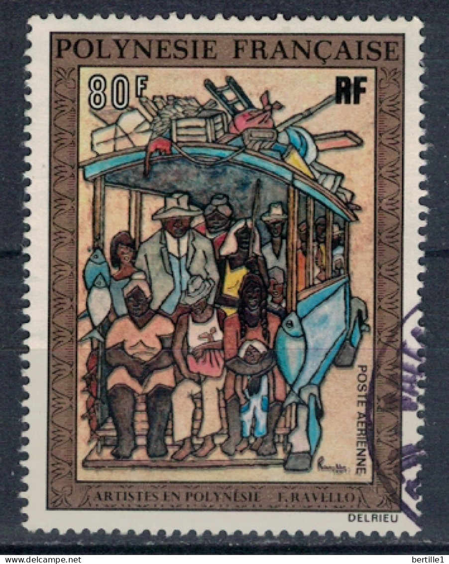 POLYNESIE FRANCAISE             N°  YVERT  PA 80  ( 7 ) OBLITERE    ( OB 11/ 31 ) - Used Stamps