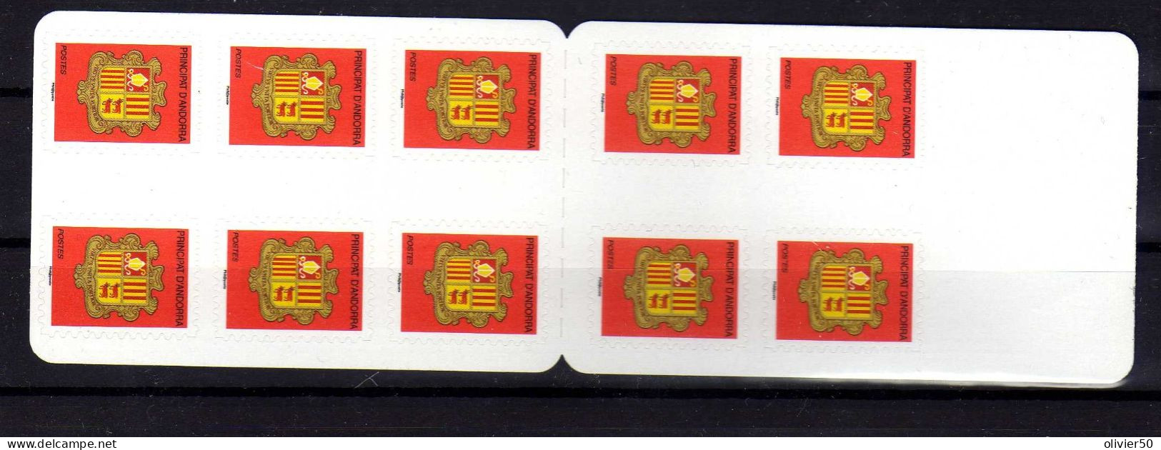 Andorre Francaise (2007) - Carnet Armoiries - Autocollant - Cuadernillos