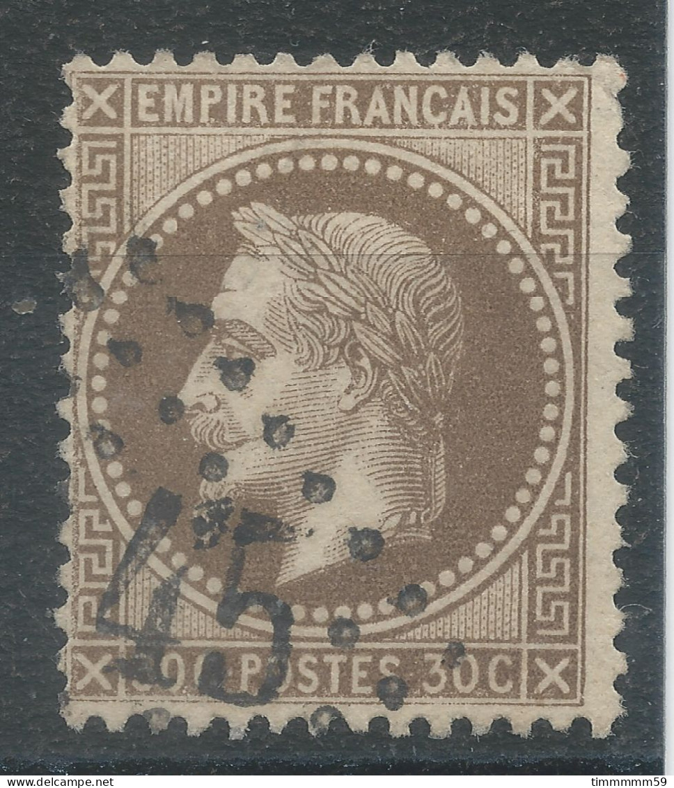 Lot N°77146  Variété/n°30, Oblitéré GC, Filet OUEST Pratiquement Absent - 1863-1870 Napoléon III Lauré