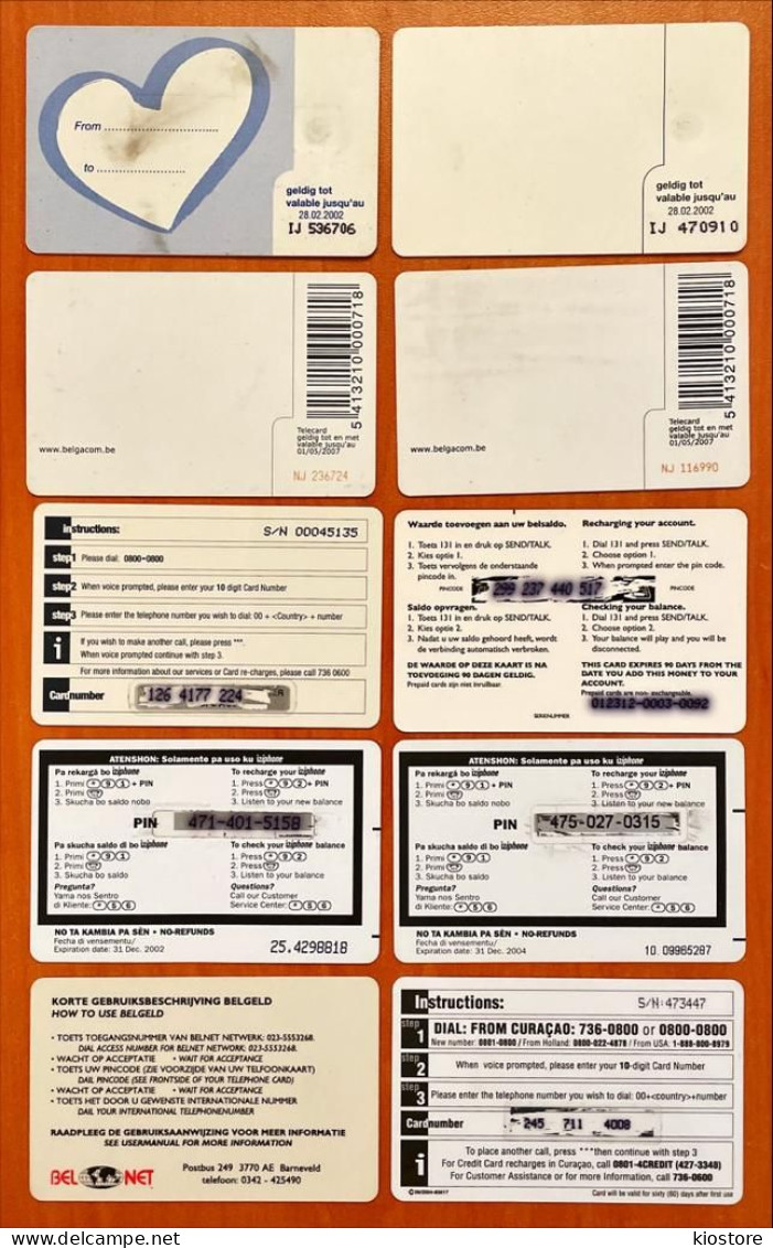 10 Different Phonecards - Schiffe