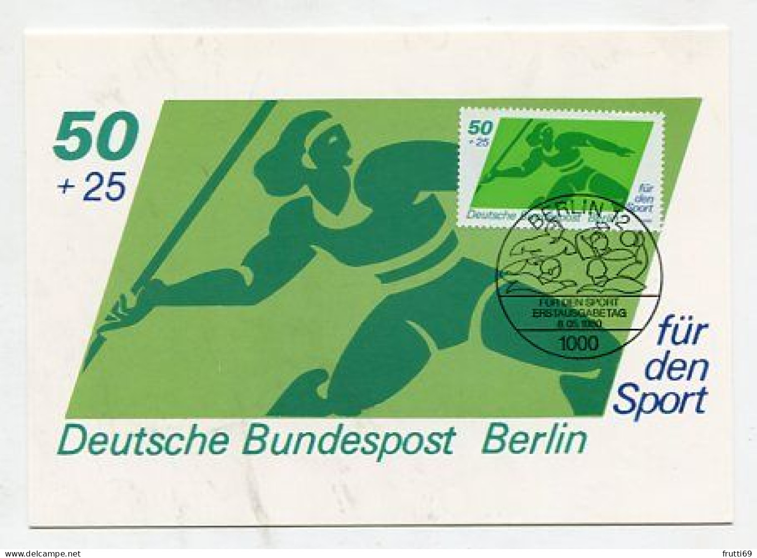 MC 145183 GERMANY / BERLIN WEST - 1980 - Für Den Sport 1980 - Cartes-Maximum (CM)