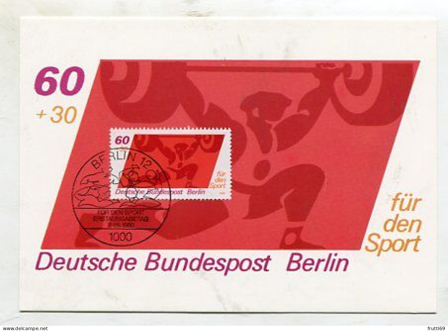 MC 145184 GERMANY / BERLIN WEST - 1980 - Für Den Sport 1980 - Maximum Cards