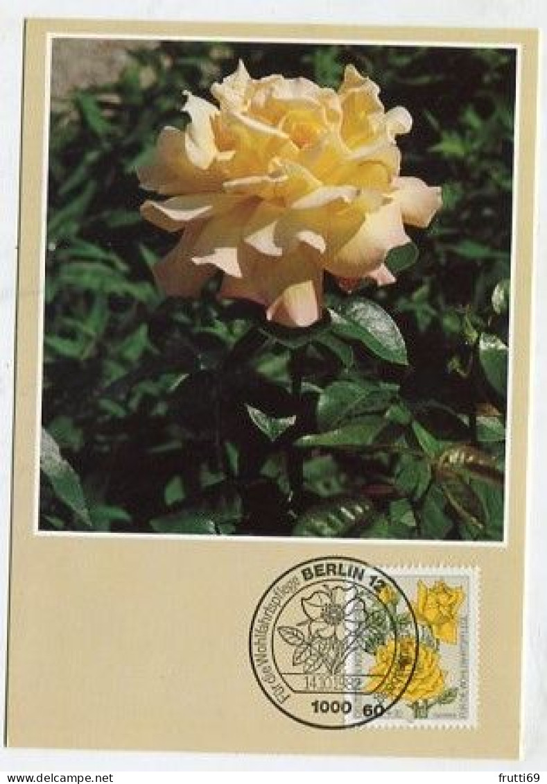 MC 145193 GERMANY / BERLIN WEST - 1982 - Wohlfahrtsmarken 1982 Rosen - Cartes-Maximum (CM)