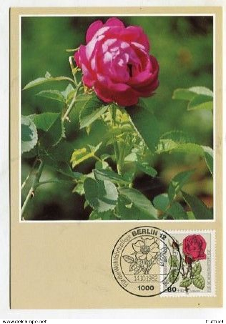 MC 145194 GERMANY / BERLIN WEST - 1982 - Wohlfahrtsmarken 1982 Rosen - Maximum Kaarten