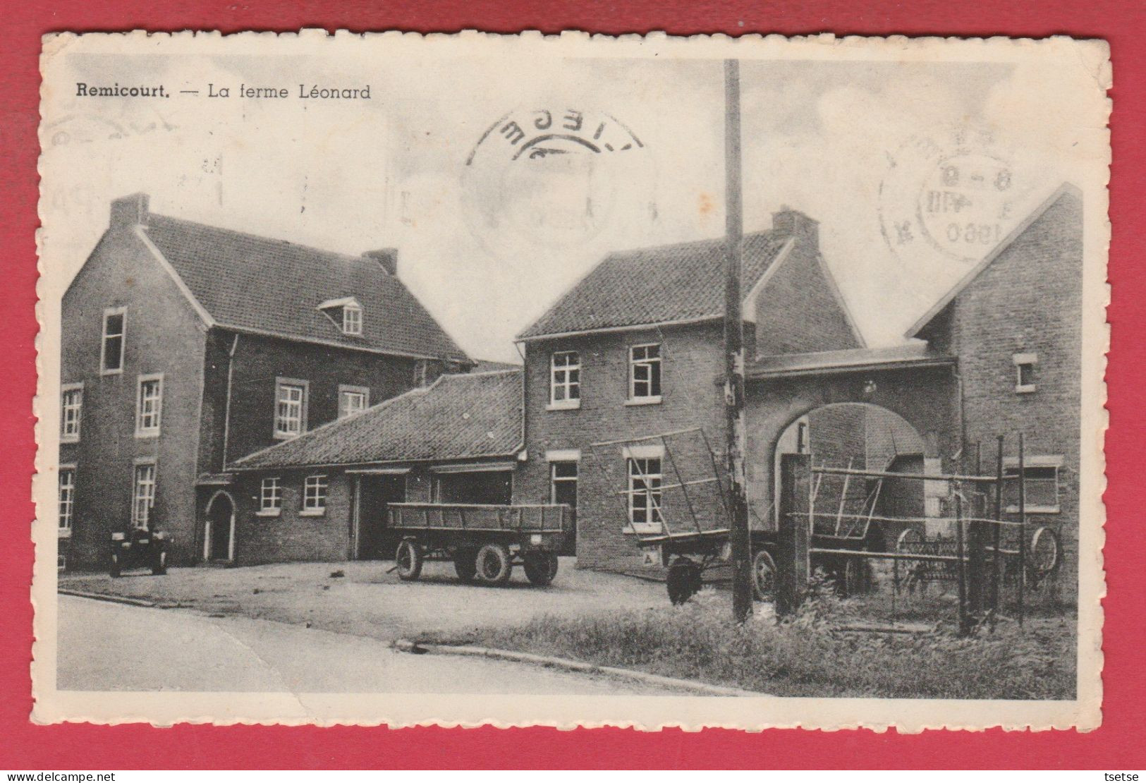 Remicourt - La Ferme Léonard - Matériel Agricole -1960 ( Voir  Verso ) - Remicourt