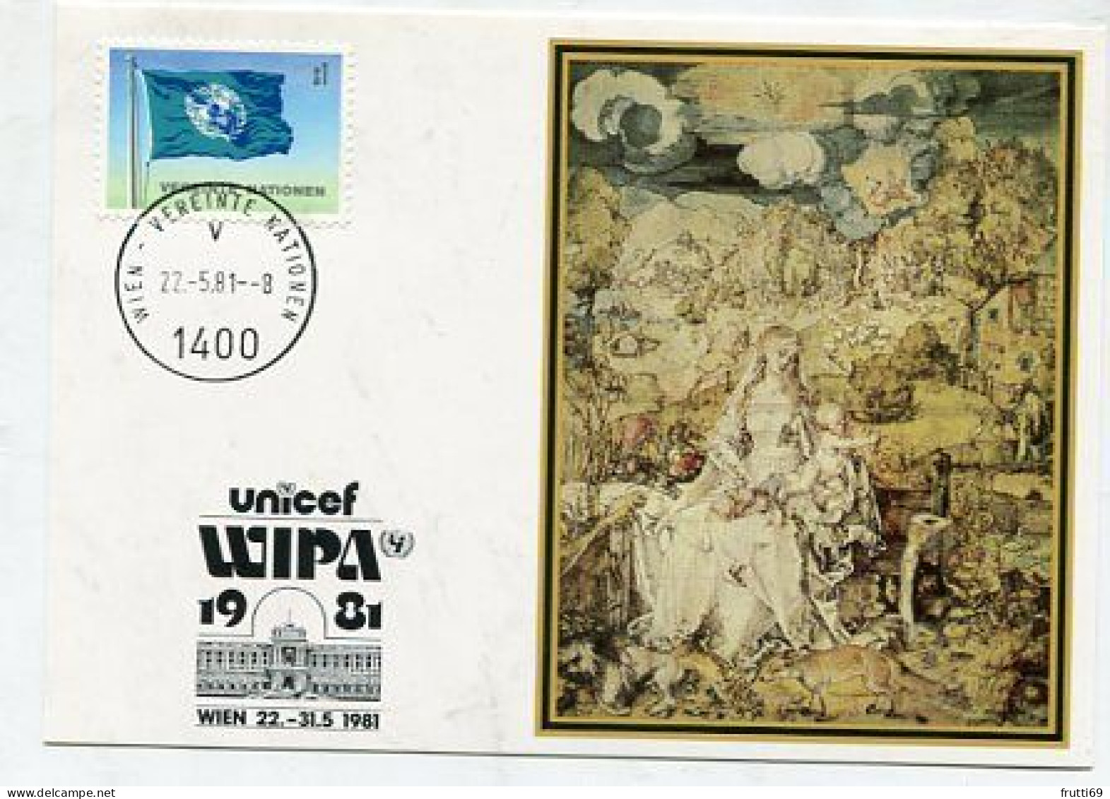 MC 145200 UNO VIENNA - 1981 - UNICEF Wipa Wien 1981 - Maximum Cards