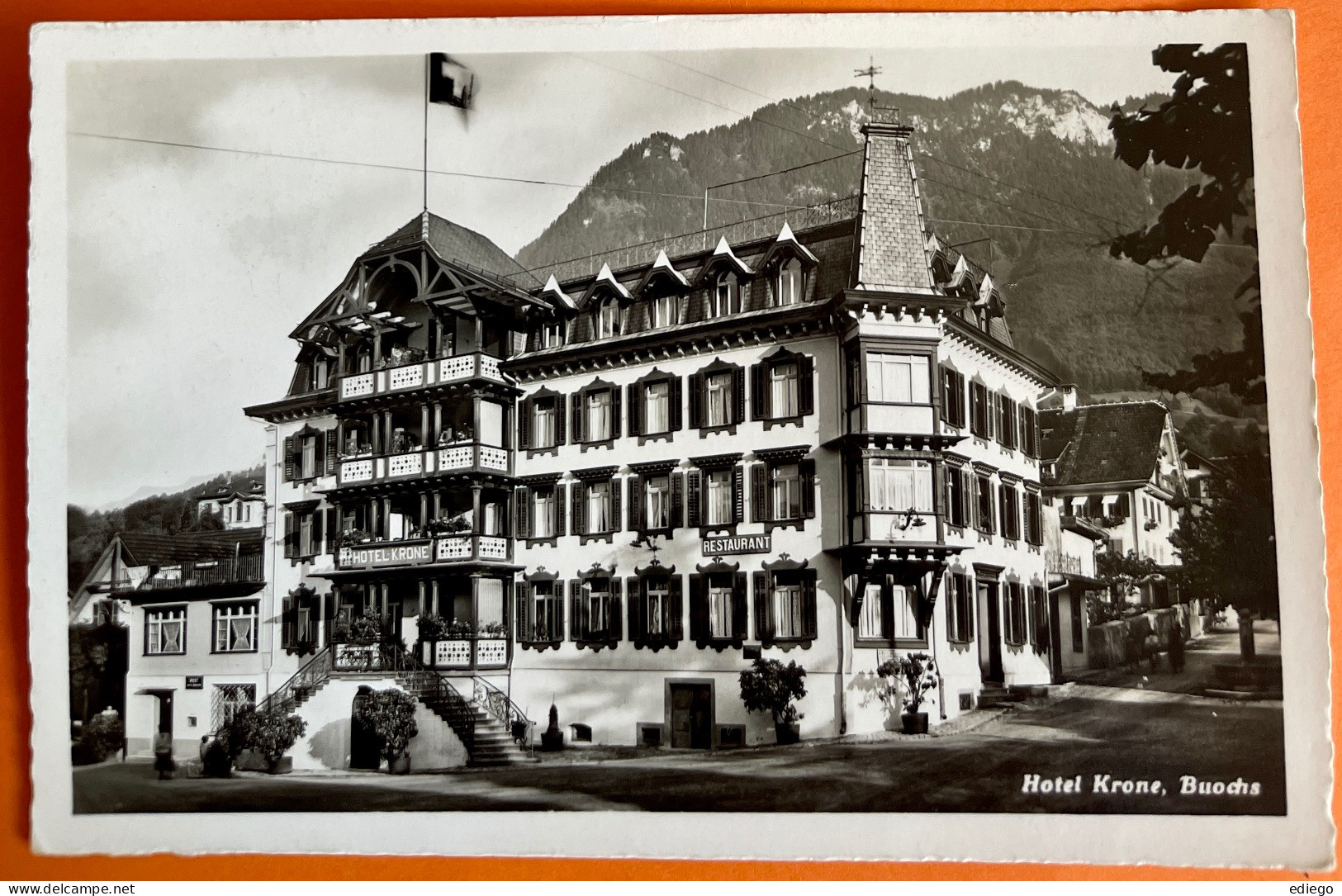 AK: BUOCHS - HÔTEL KRONE - Buochs