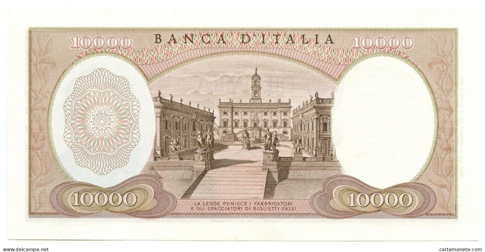10000 LIRE BANCA D'ITALIA MICHELANGELO MEDUSA 15/02/1973 QFDS - Altri & Non Classificati