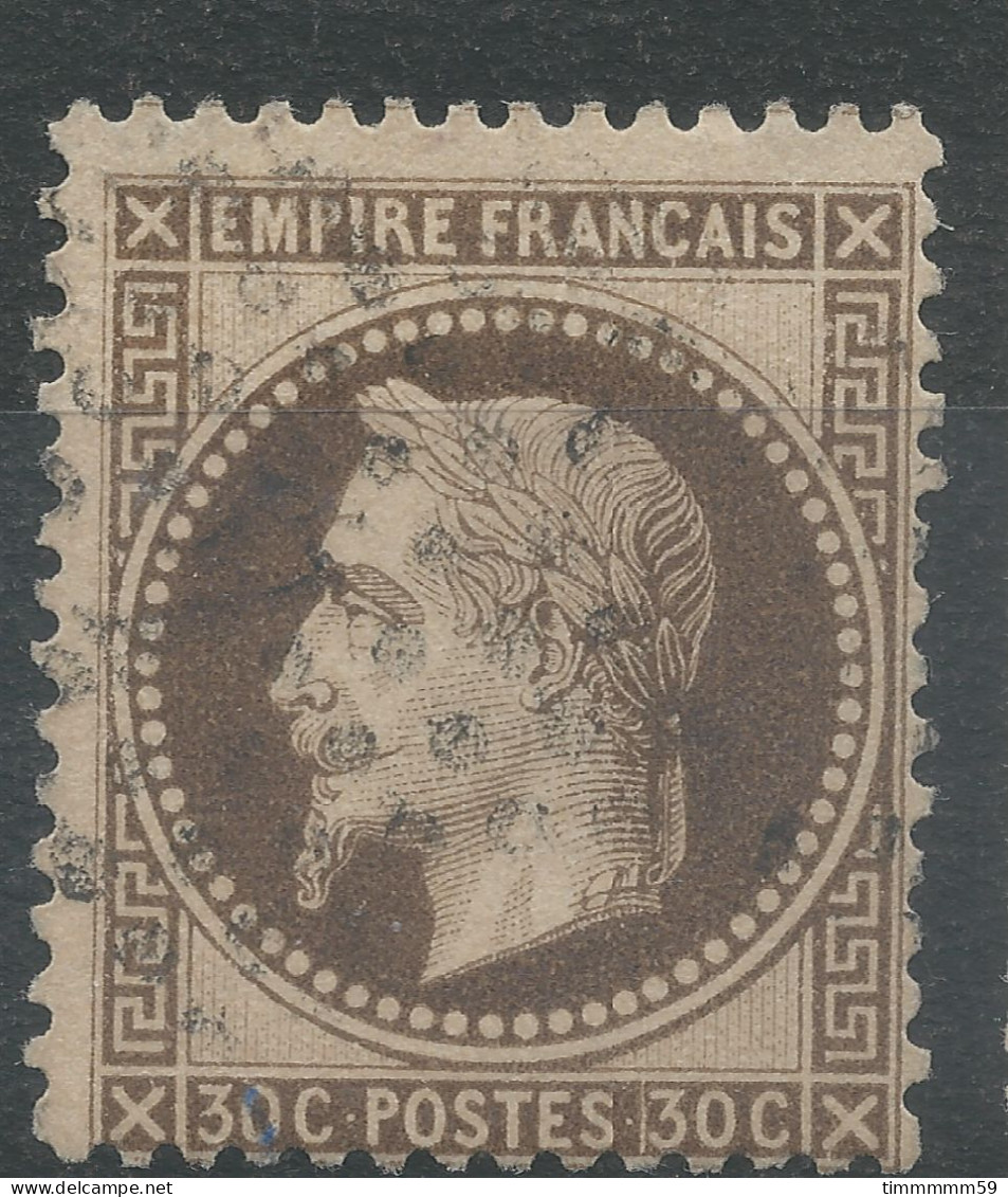 Lot N°77152  N°30, Oblitéré étoile Chiffrée 7 De PARIS "R. Des Vlles-Haudrtes (juillet 1863 à Fin Mars 1876) - 1863-1870 Napoléon III Lauré