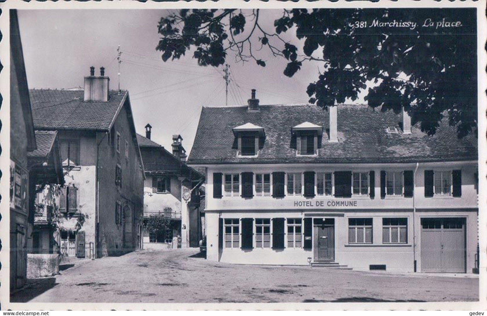 Marchissy VD, La Place Et Hôtel De Commune (381) - Marchissy