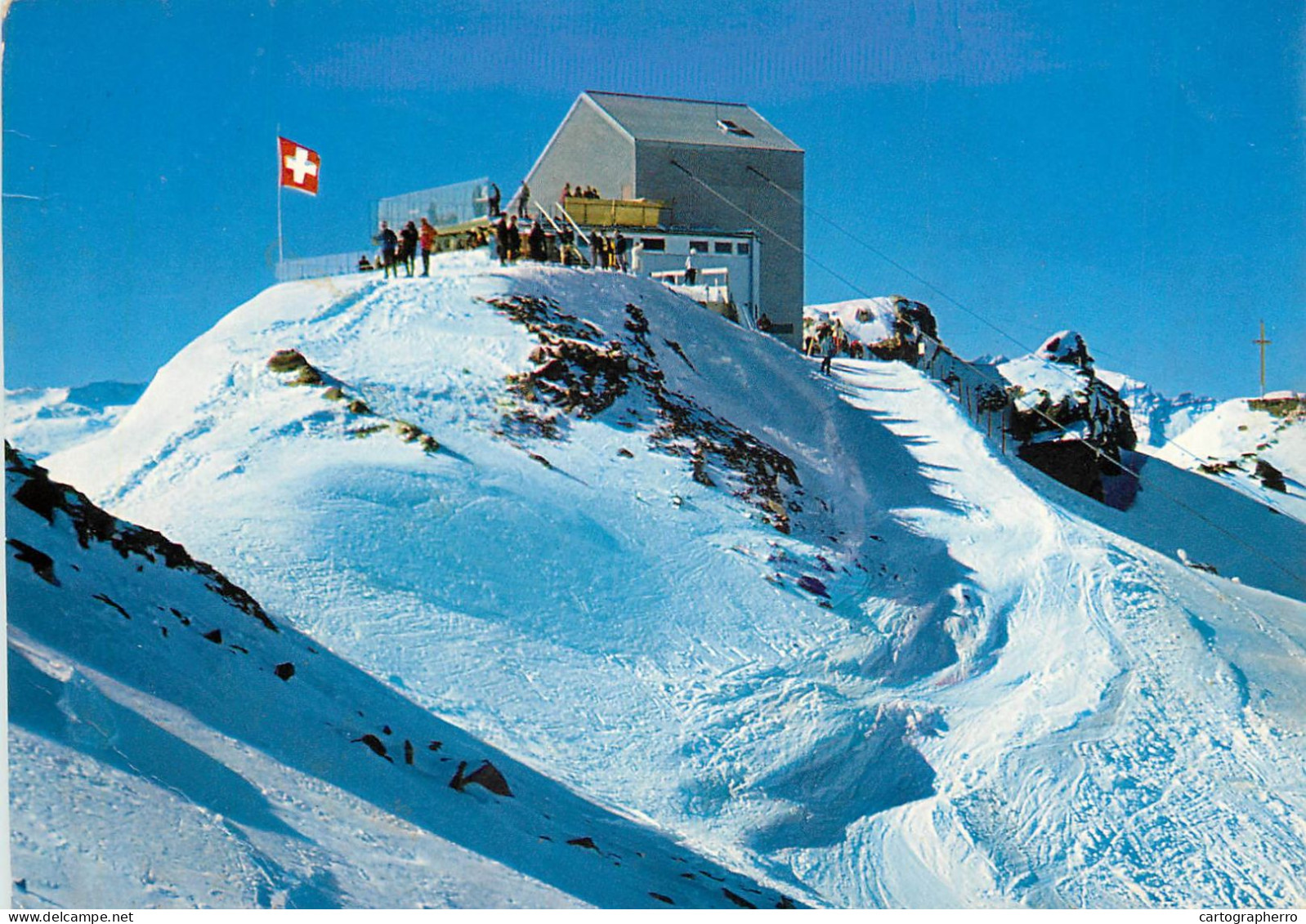 Switzerland Lenzerheide Valbella Gipfelstation Der Parpanaer Rothornbahn 1970 - Lantsch/Lenz