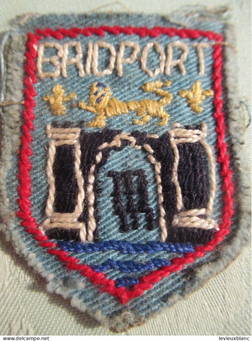 Ecusson Ancien/ ANGLETERRE/ BRIDPORT/ Vers 1960 - 1970                 ET392 - Blazoenen (textiel)