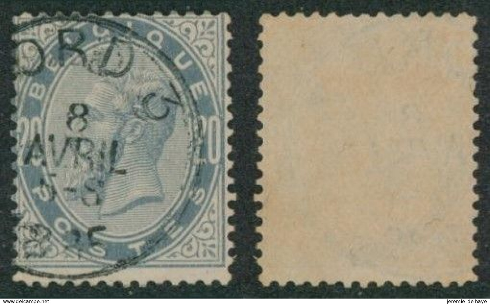 émission 1883 - N°39 Obl Ambulant "Nord 3". - 1883 Leopoldo II