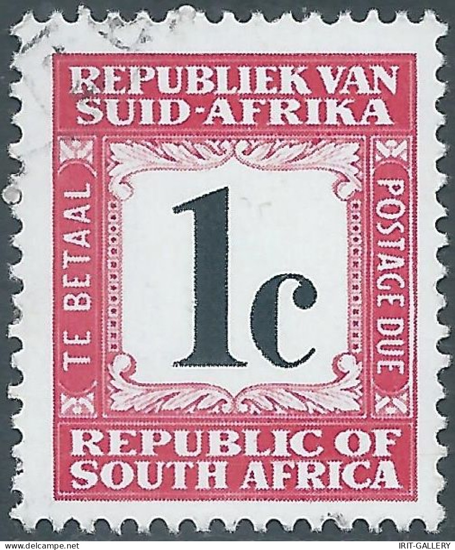 REPUBLIC OF SOUTH AFRICA - AFRIQUE DU SUD - SUD AFRICA,Revenue Te Betaal Postage Due,1c ,Used - Postage Due