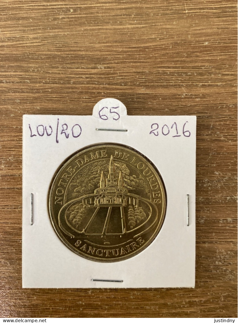 Monnaie De Paris Jeton Touristique - 65 - Lourdes - Sanctuaire - 2016 - 2016