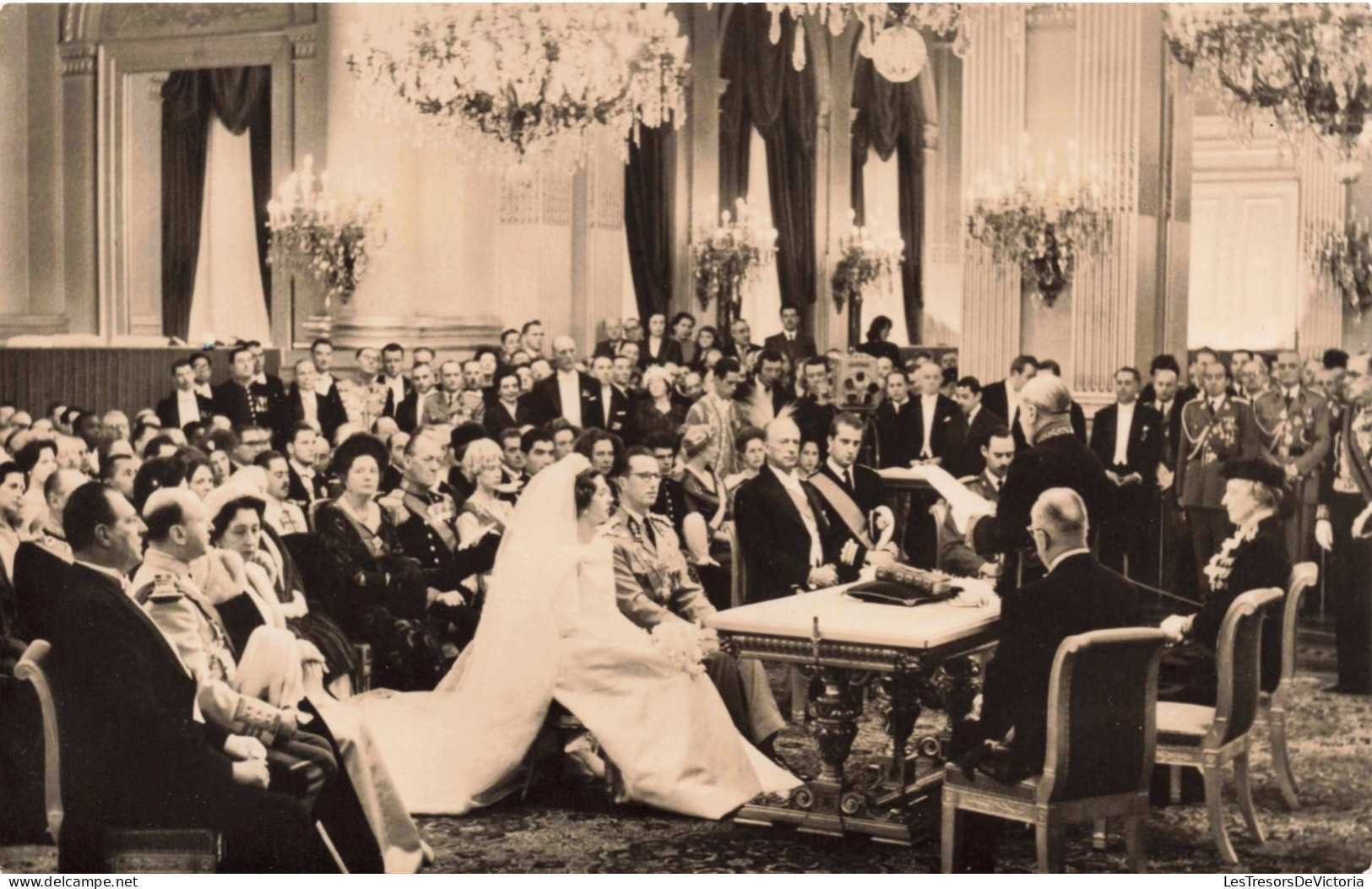 BELGIQUE - Bruxelles - Leurs Majestés Le Roi Baudouin Et La Reine Fabiola - 15/12/1960 - Carte Postale Ancienne - Feiern, Ereignisse